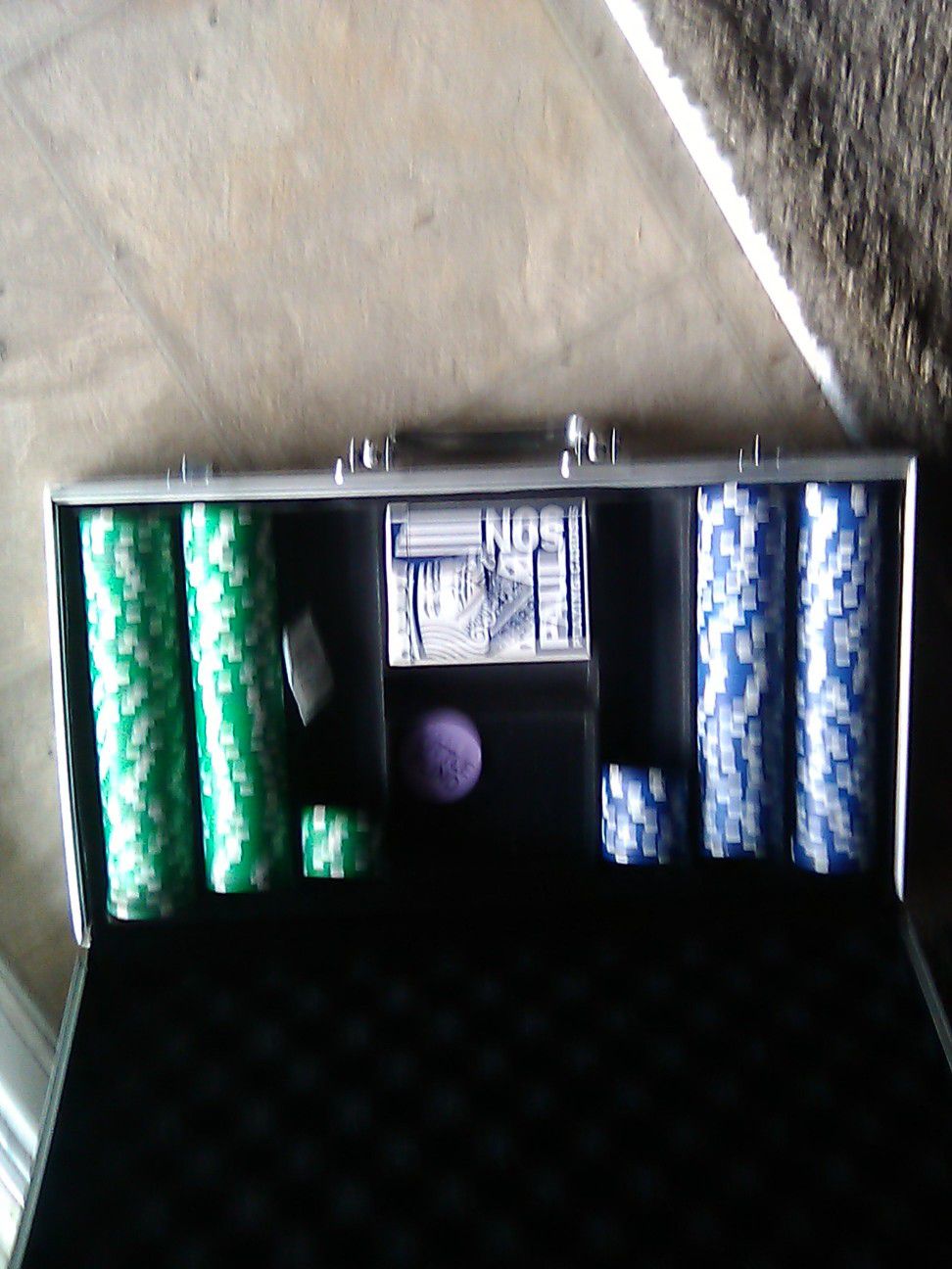 **Casino Gambling Chips** *"Colored Blue and Green***