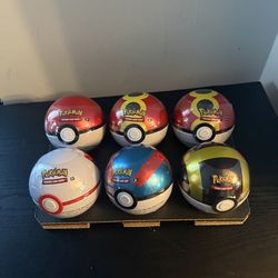 Pokemon pokeballs with booster packs
