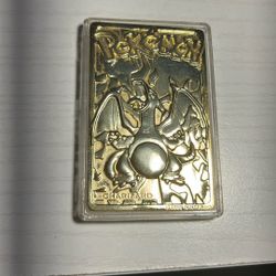 1999 Burger King Edition Charizard 08 24k Gold Plated
