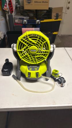 Ryobi 18V Cordless Misting Fan
