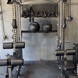 PRO SERIES 2IN1 Ultimate Half Rack Functional Trainer Combo 94”