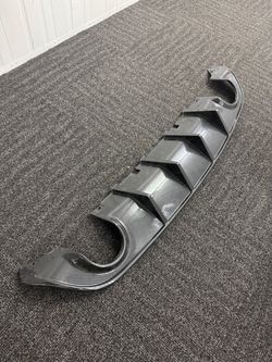 Carbon fiber diffuser for dodge charger