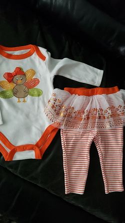 Baby Thanksgiving set, size 6 month.