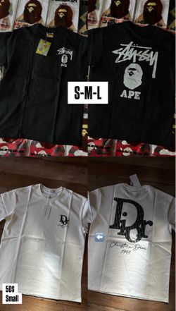 Bape & dior tees