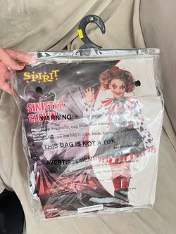 Sinister clown costume