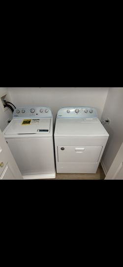 Whirlpool washer & dryer