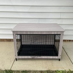 Gray Dog Crate