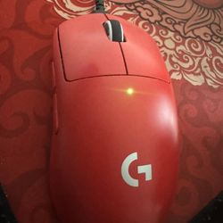 LOGITECH PRO X SUPERLIGHT GAMING MOUSE RED