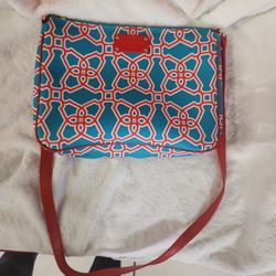 Kate Spade Charming Blue White And Red Crossbody Bag