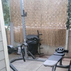 Cap Barbell Squat Rack, Bench, Olympic Barbell 