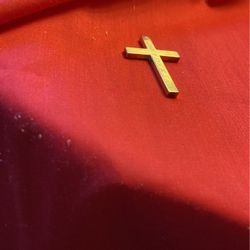 10k Gold Large Cross Marked 1942