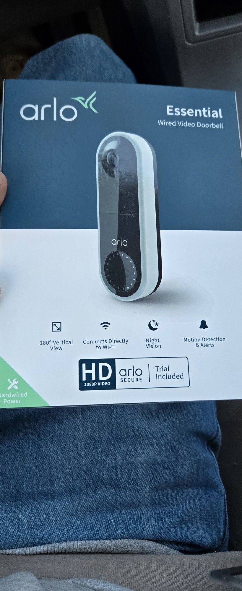 Arlo Essential Door Bell Camera New