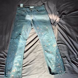 Custom designed levi jeans 