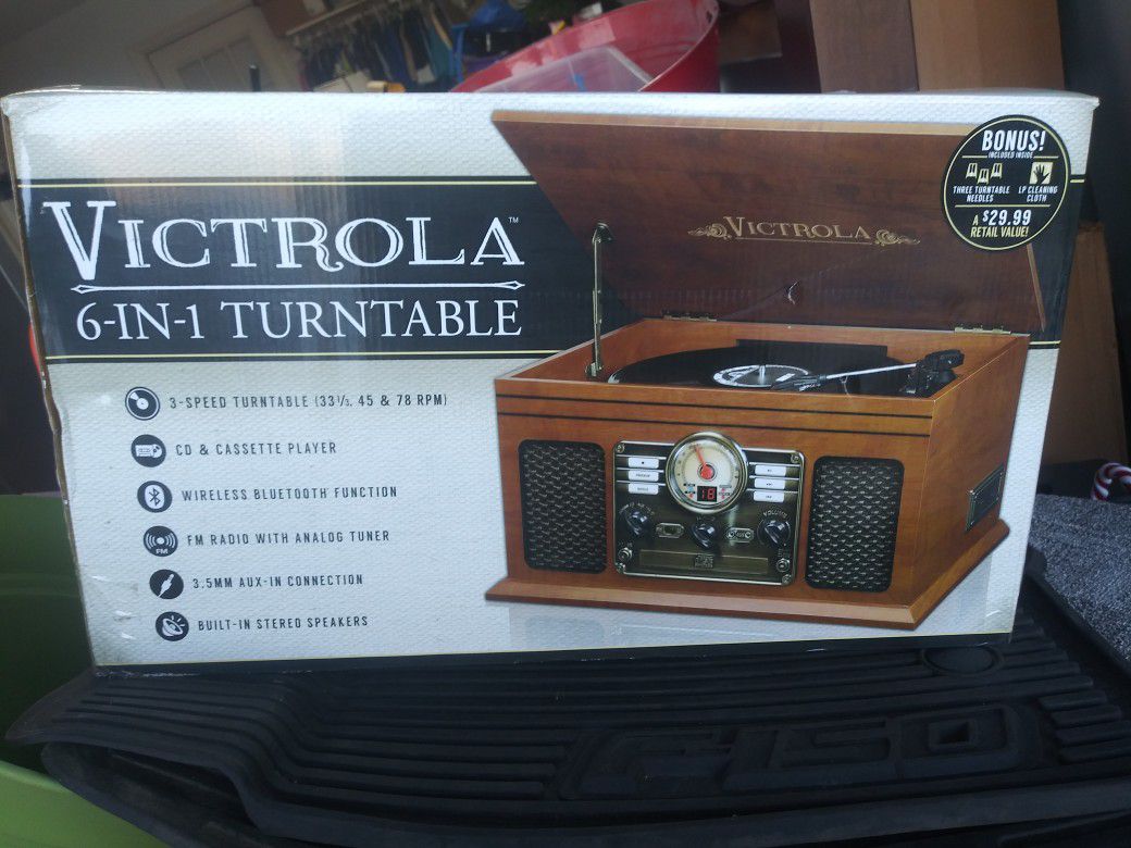 Victrola 6 In 1 Turntable