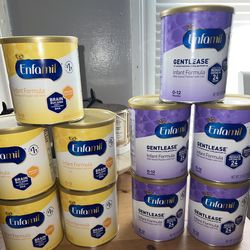 Enfamil Formula only yellow left and 1 nutramillen left