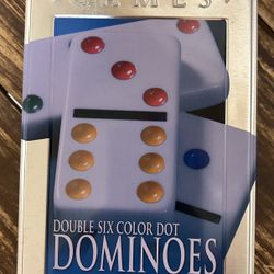 Dominoes - Double Six Color Dot 