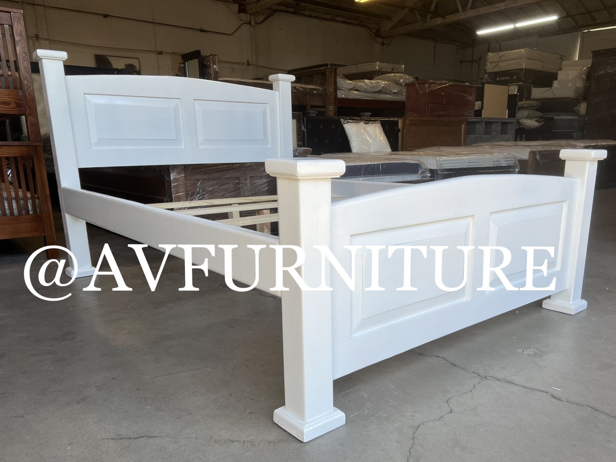 Solid Wood Queen Frame