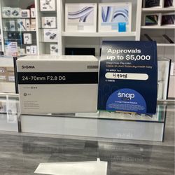 Sigma 24-70mm F/2.8 DG HSM Lens For Canon EF