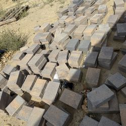 Beautiful Colorful Pavers Approximately 280 Pieces