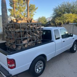 Mesquite Firewood, Seasoned In 1/3 Cord Crates