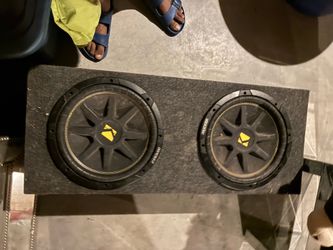 2 12” kickers with box