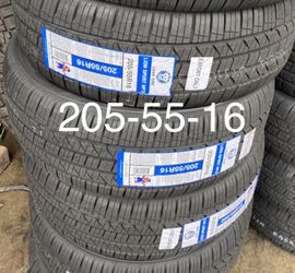 4 new 205-55-16
