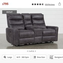 Recliner - Electric  Loveseat