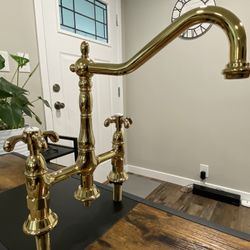 Gold Farmhouse Faucet  