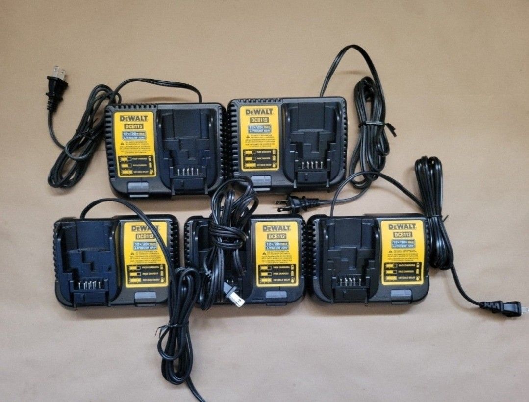 Lot OF 10 DCB1104 Battery Chargers 