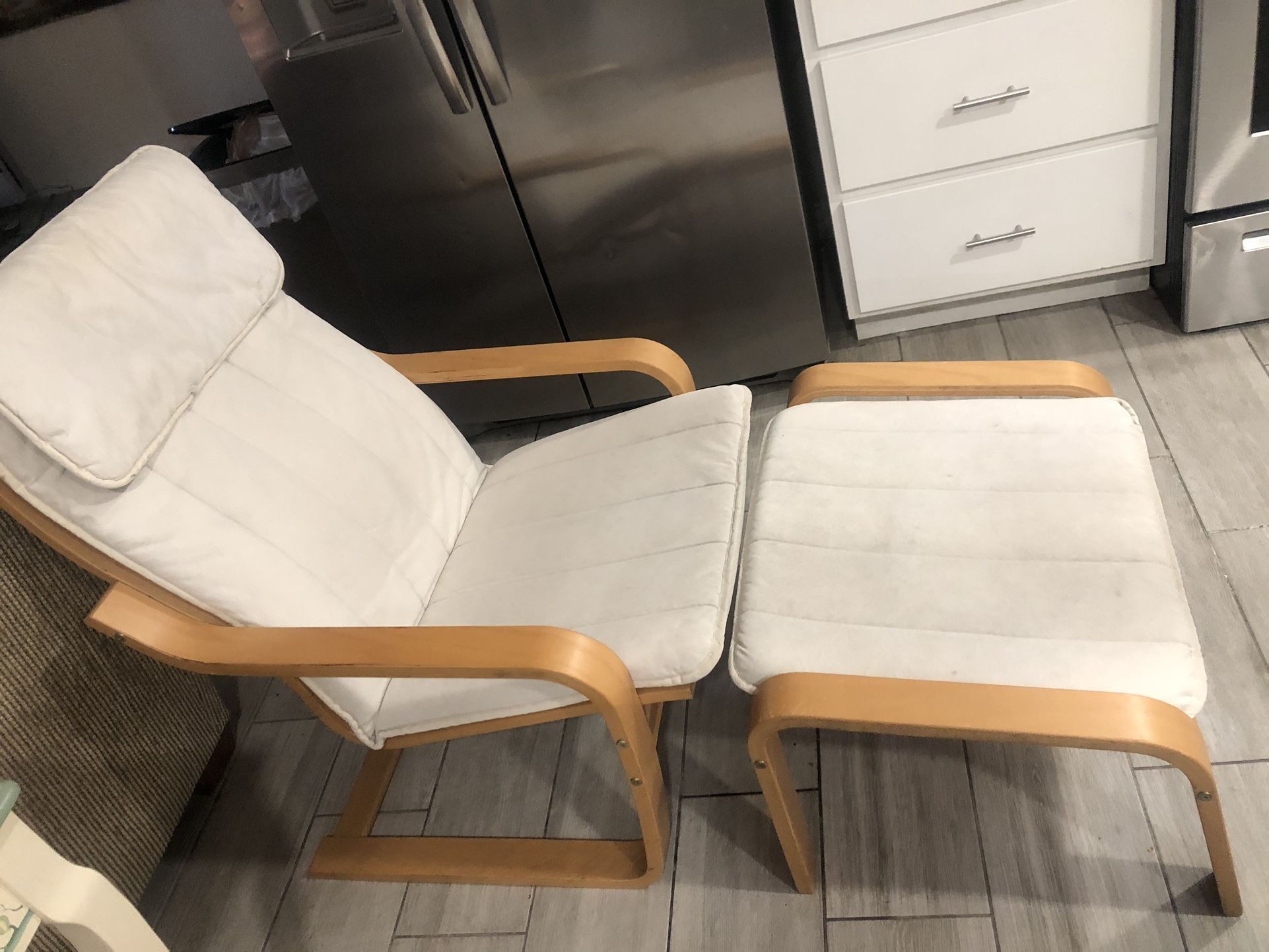 Armchair And Ottoman