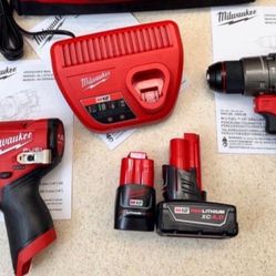 M12 Drills With 6.0 Batteries 