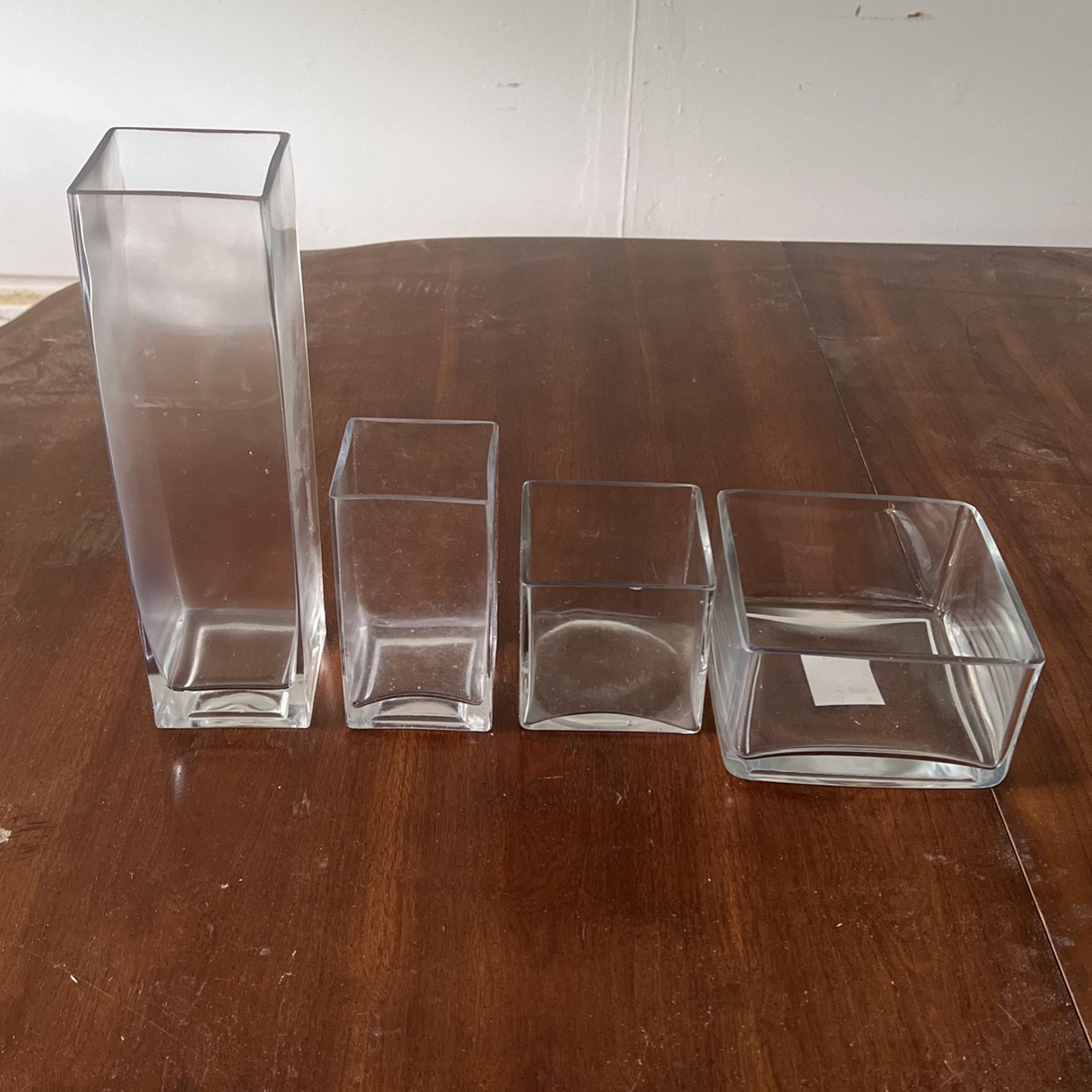 Set Of Square Vases