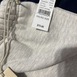 Light Oatmeal Essential Shorts 2x 