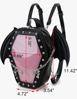 Coffin Pin Display Bag Purse