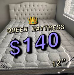 New Queen mattress only $140