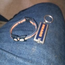 Chicago Bears Bracket And Flash Light Key Chain 