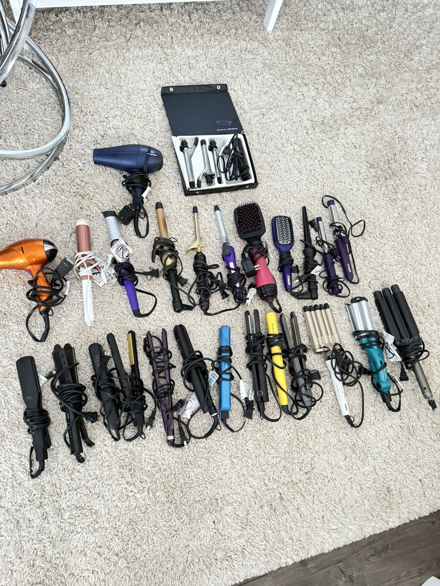 Hot styling tools for hair