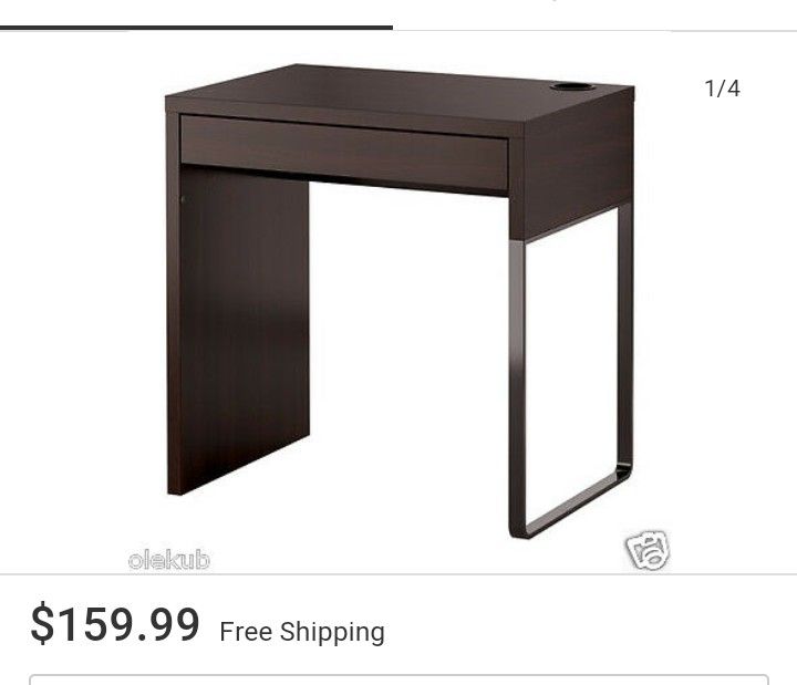 ikea desk with chair