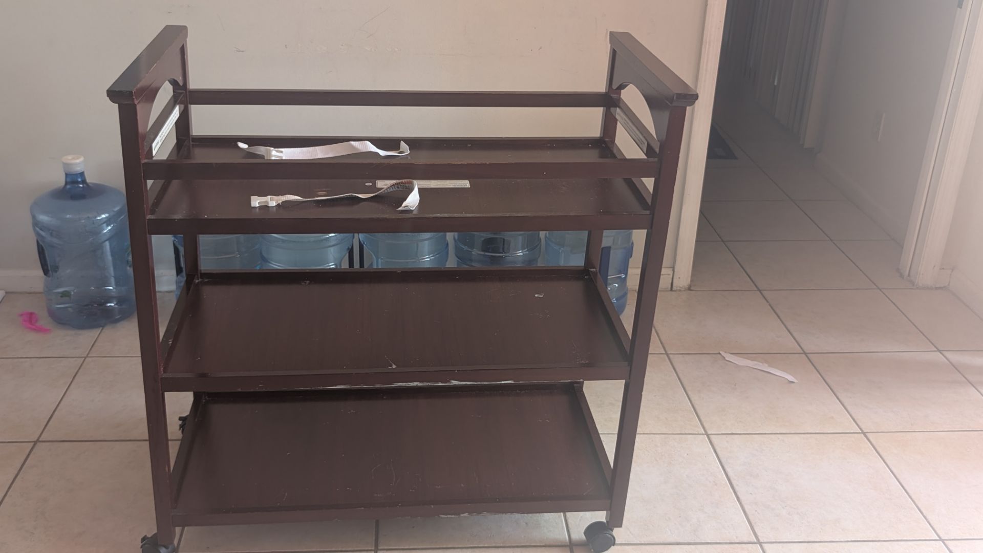 Changing table wood