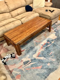 Large Wood Coffee Table