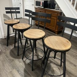 Adjustable Bar Stools (Set Of 4)