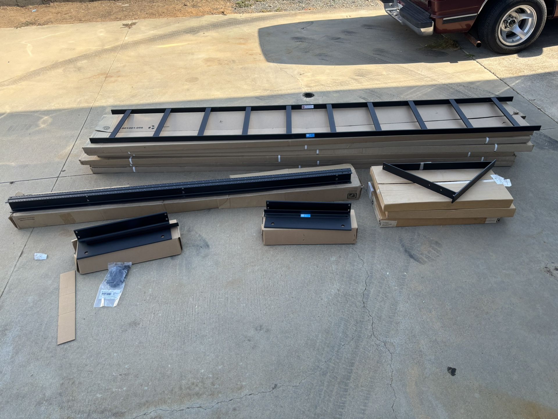 CPI 2 Post Rack, Triangular Support, Cable Tray