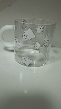 Halloween Ghost Glass Mug from World Market
