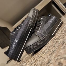 LV Black Mens Shoes