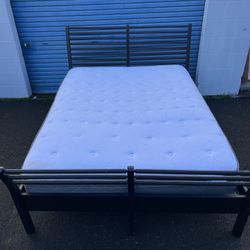 Great Queen size IKEA bed with mattress