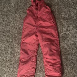 Kid’s All in Motion Reinforced Pink Bib  Snow pants- Size Small