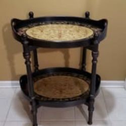 Two Tier Serving Table With Removable Trays