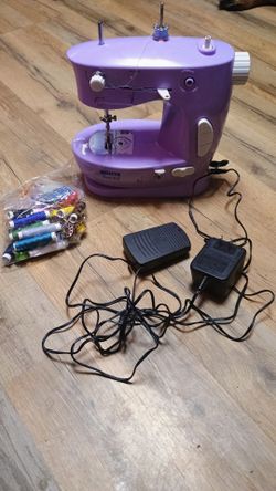 White Sew E-Z Mini Sewing Machine Purple