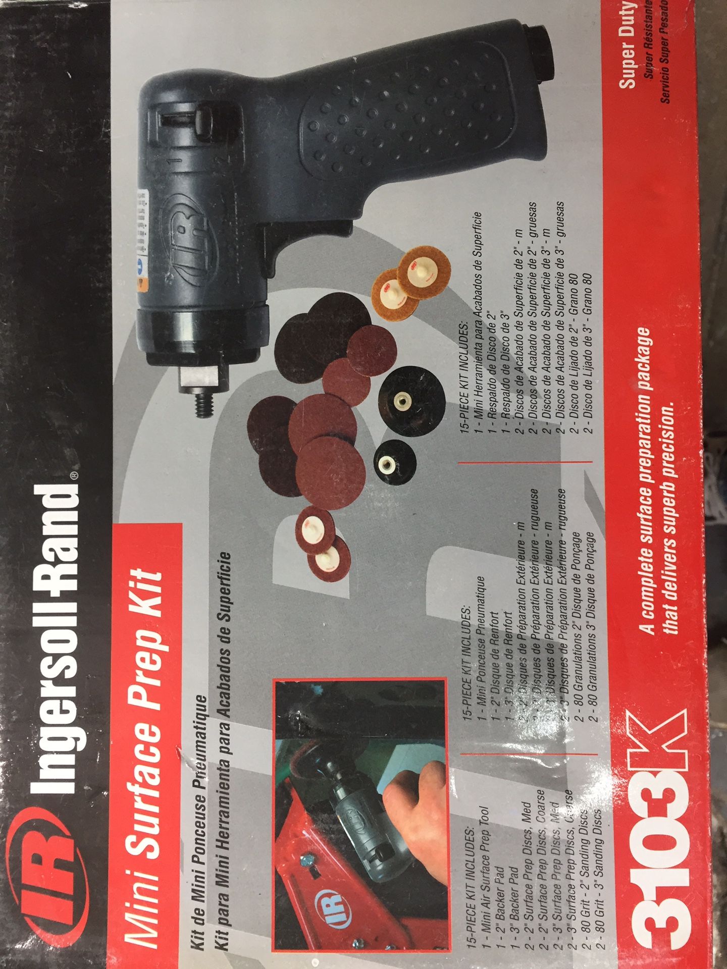 Brand new Ingersoll rand mini grinder 3103k kit