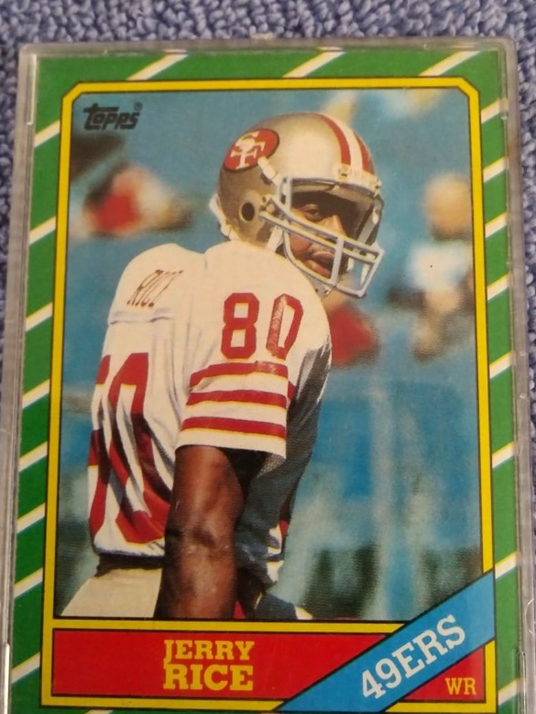 Jerry Rice Rookie Card 161 Tops.
